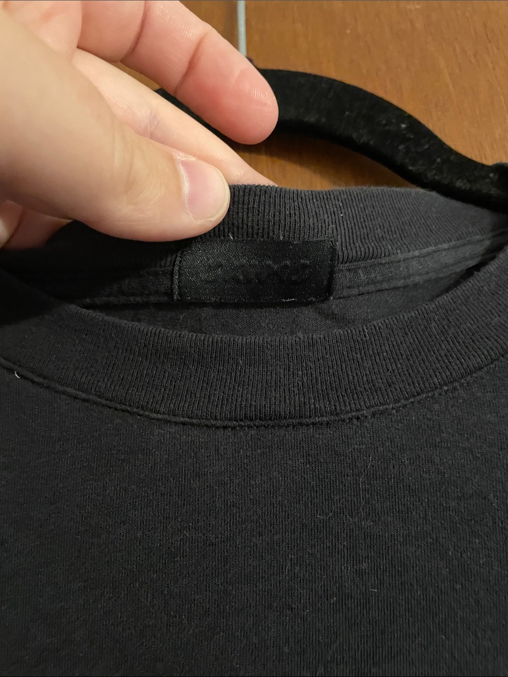 SKIMS Black Long-Sleeve Crewneck Tee - Picture 2 of 3